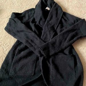 Loft cozy black cardigan, size XS
